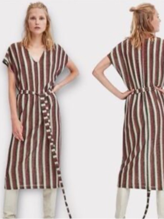 Zara Dresses & Skirts - Zara Knit striped sparkle dress